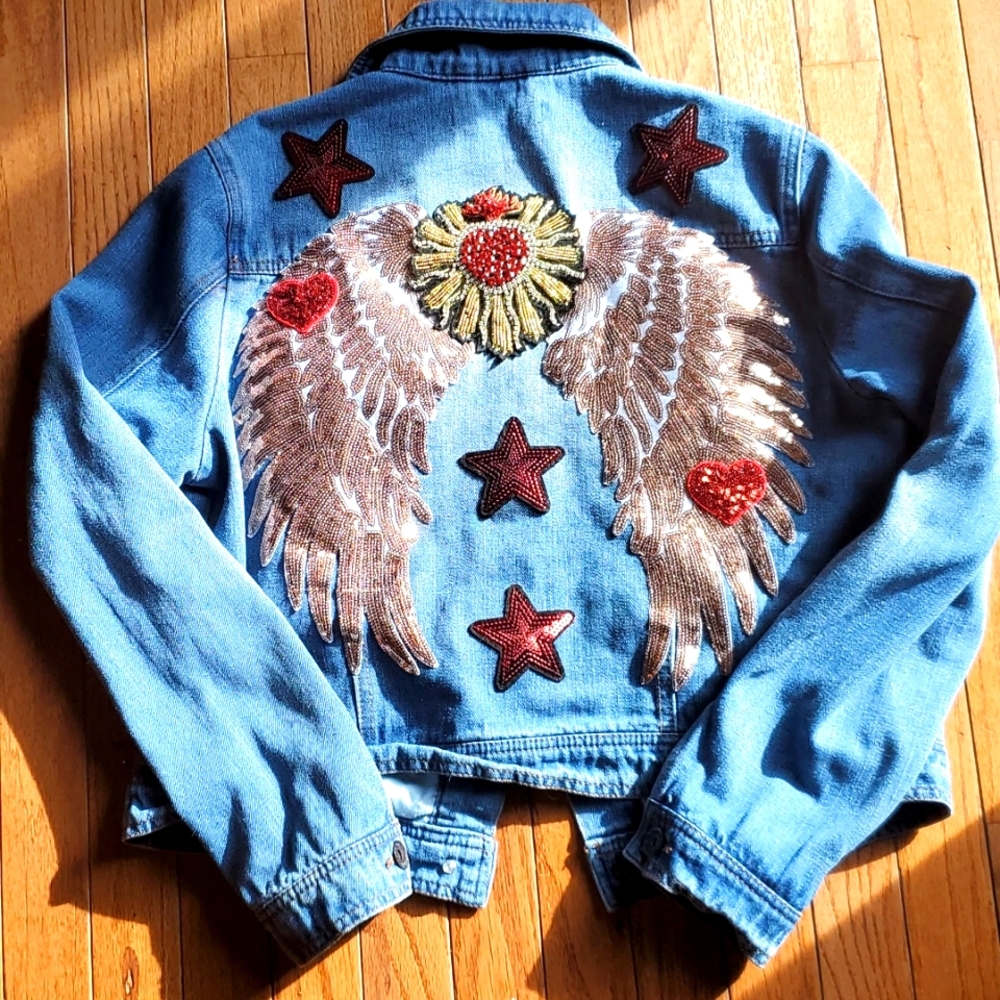 Bedazzled Doll House Jean Jacket
